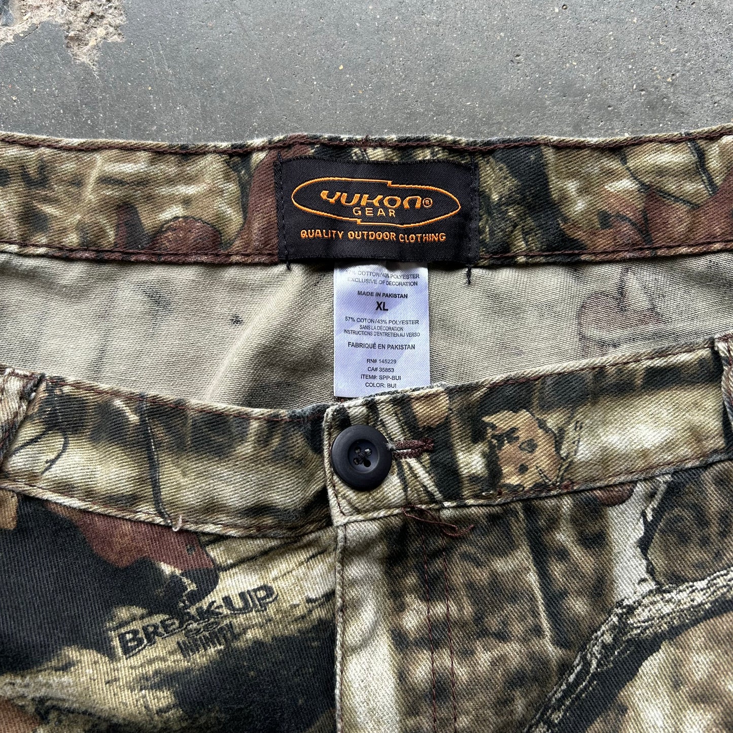 Yukon Gear Camo Pants - XL