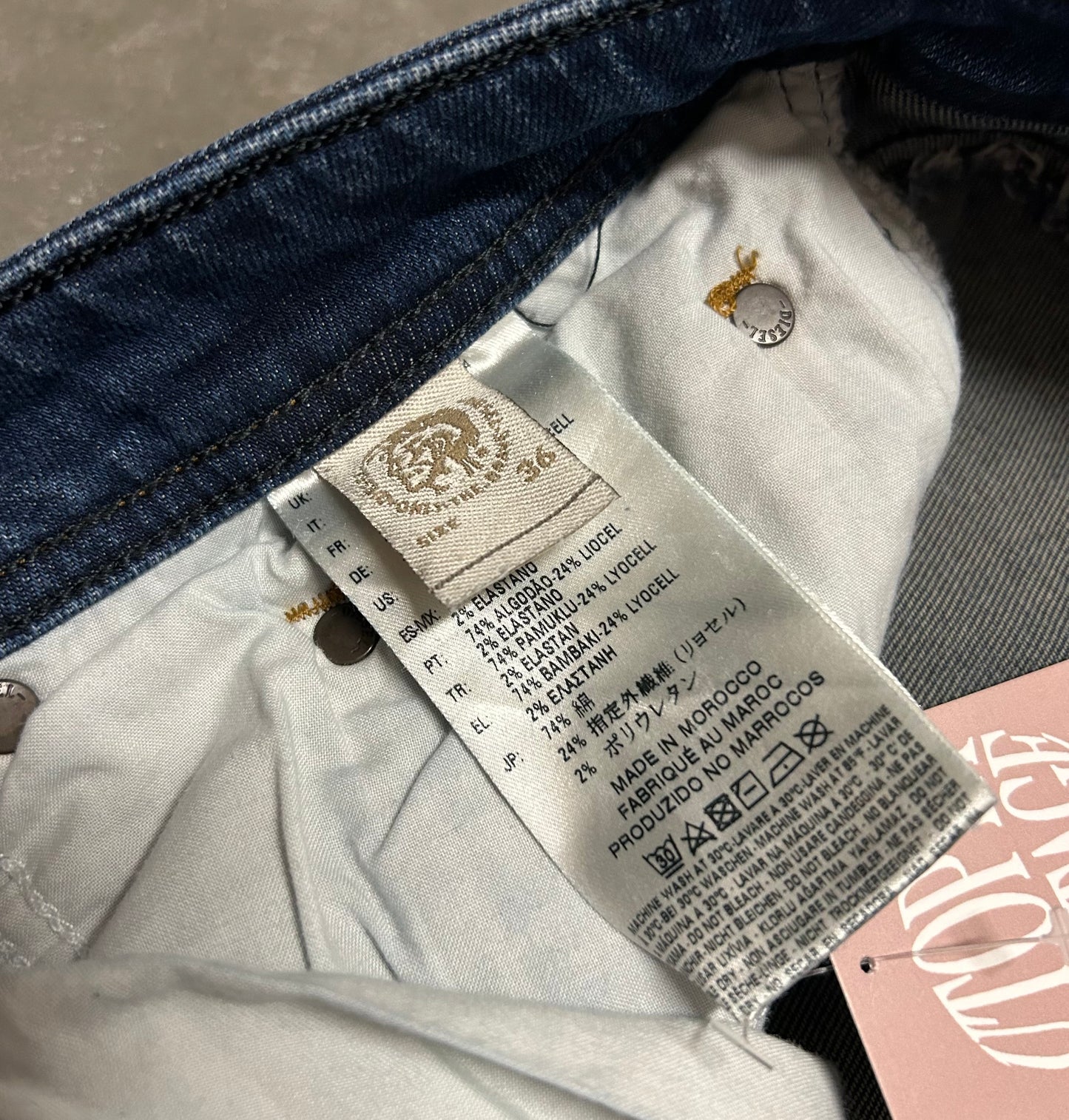 Diesel Faded Denim Jeans - 36