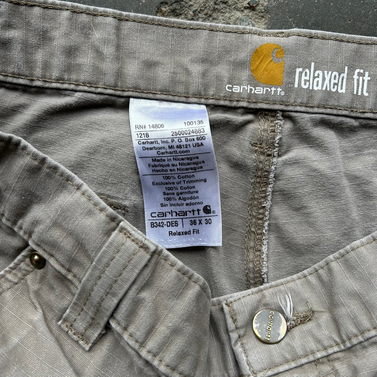 Carhartt Double Knee Cargo Pants - 36