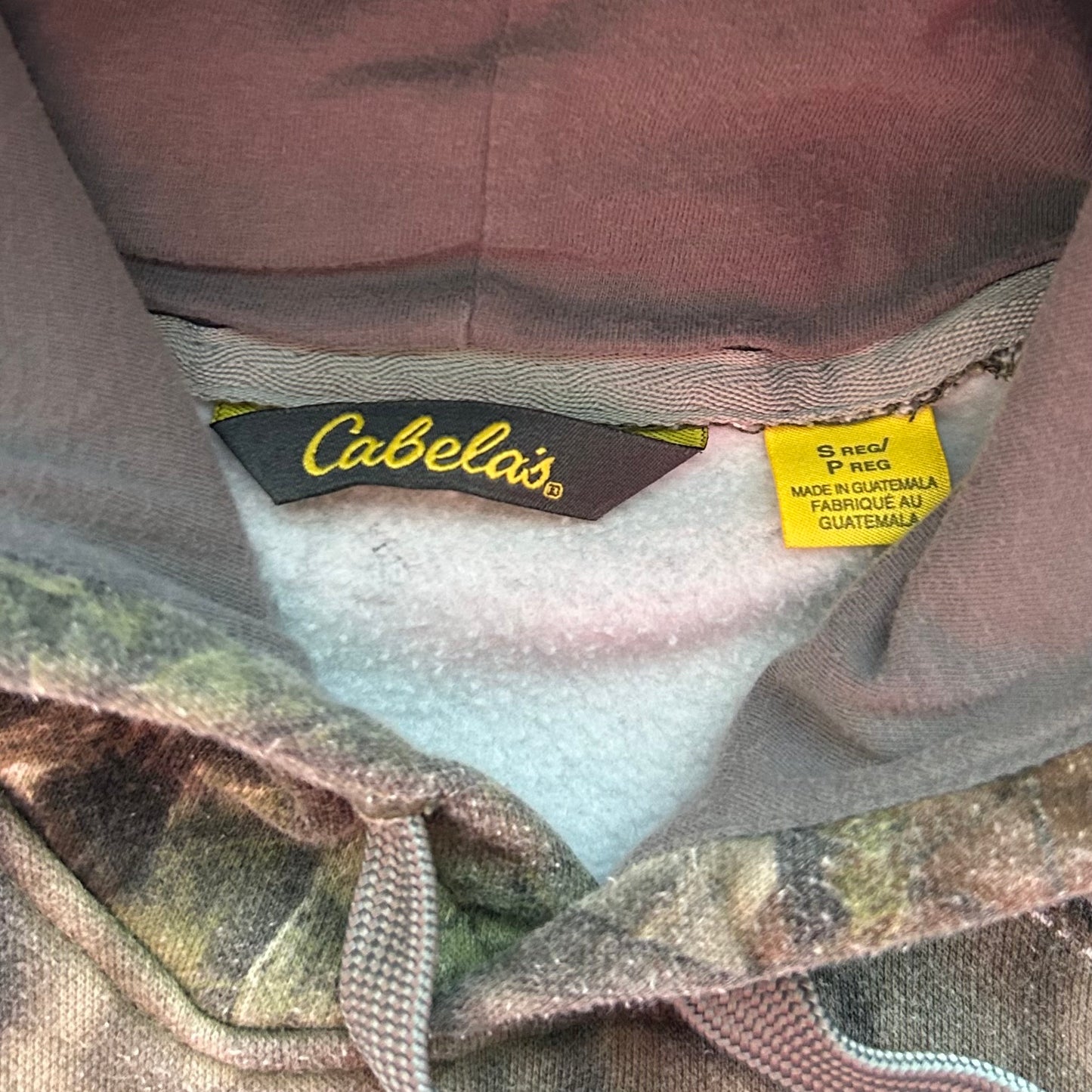 Cabelas Heavy Camo Hoodie - S