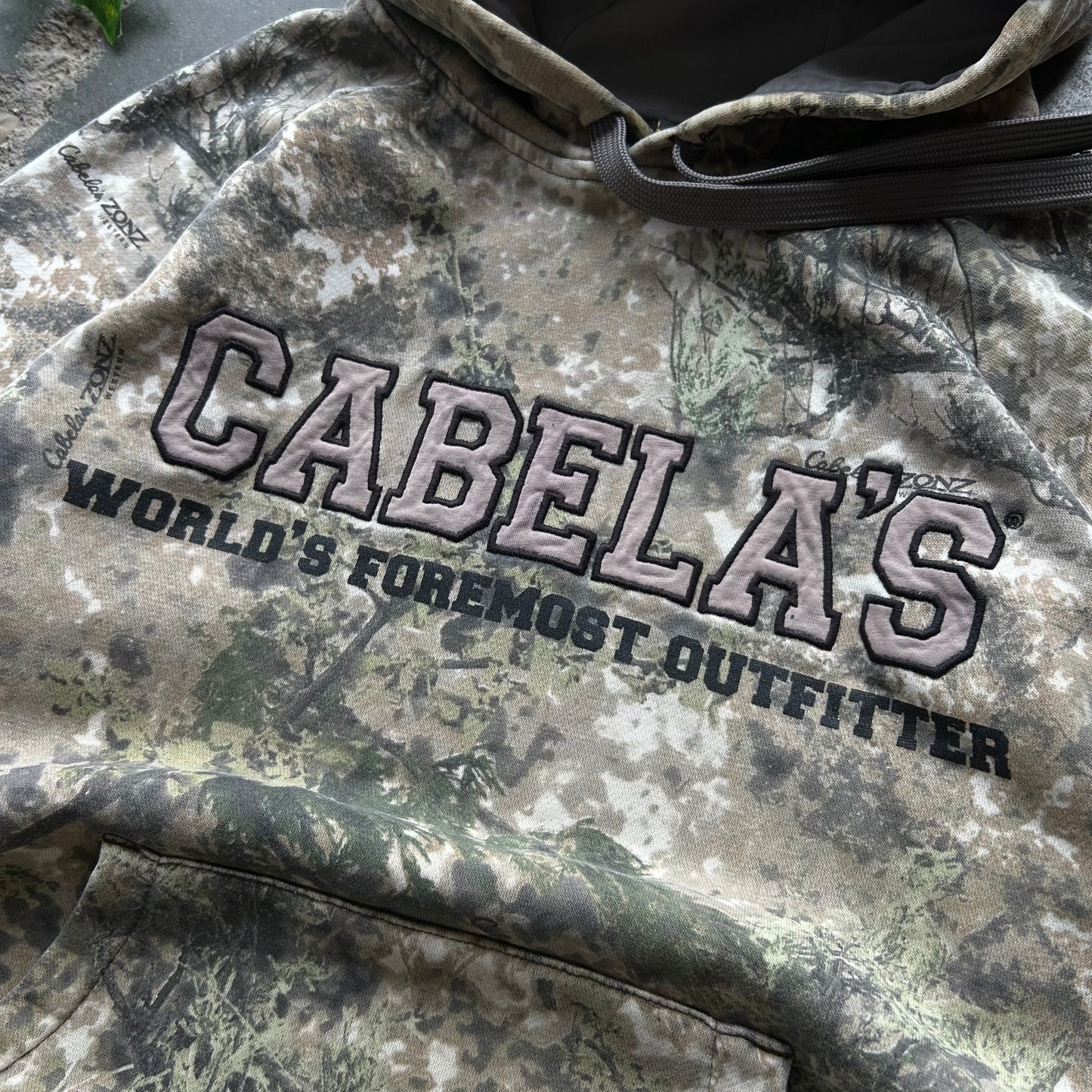 Cabela’s Camo Hoodie - S