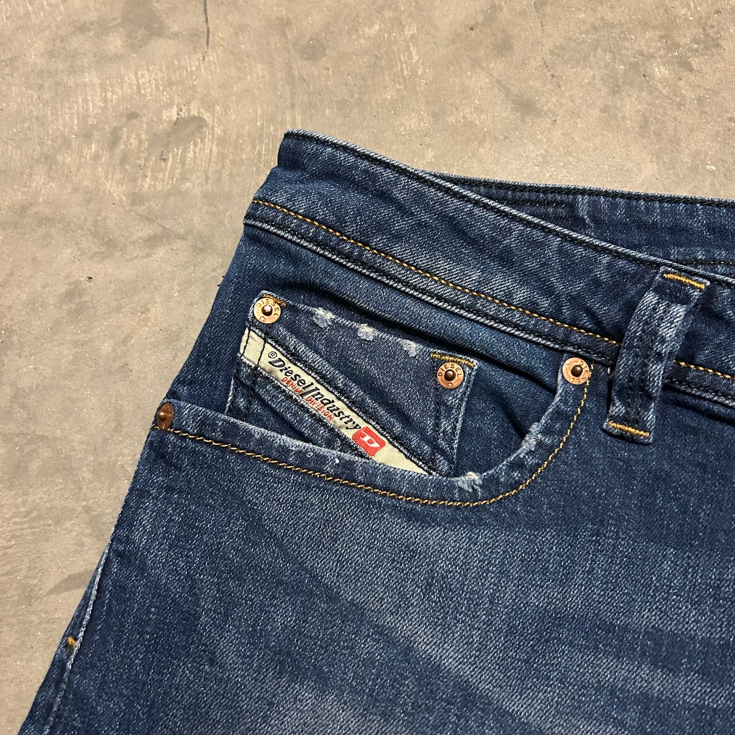 Diesel Faded Denim Jeans - 36