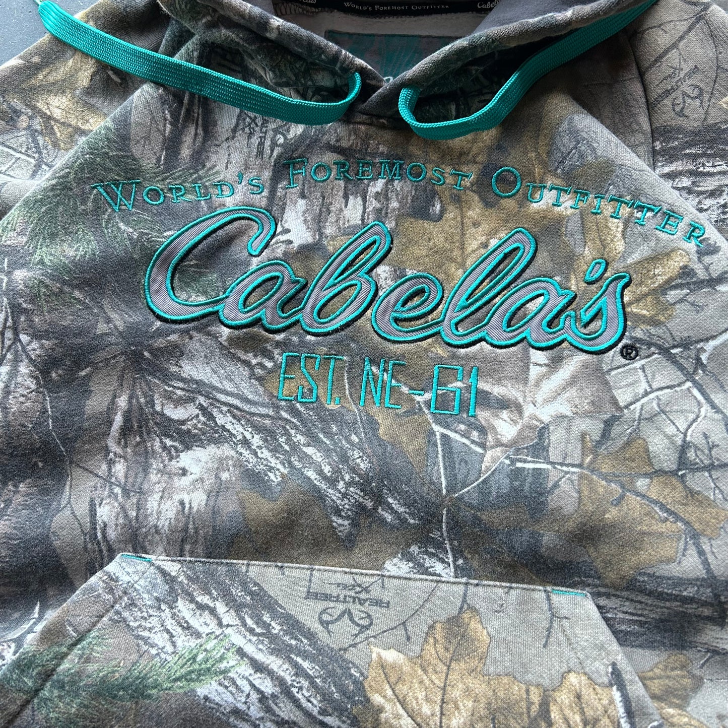 Cabelas Camo Hoodie - L